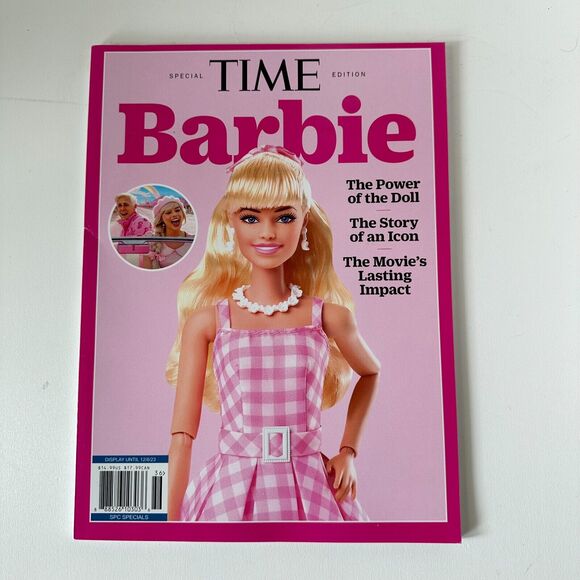 TIME MAGAZINE BARBIE 2023 A360 Media Elle Vogue movie Life Margot Robbie - Picture 1 of 5